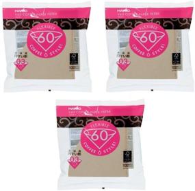 img 1 attached to ☕ Hario 03 Coffee Natural Paper Filters, 100-Count (3-Pack Set, 300 Sheets) - Japan Import