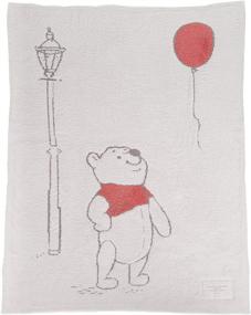 img 4 attached to 🧸 Stay Cozy with Barefoot Dreams CozyChic Disney Winnie The Pooh Blanket Throw