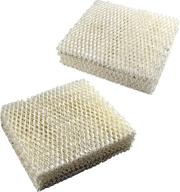 🔥 premium hqrp wick filter (2-pack) for duracraft dh803/804/805/806/807/810/815 & da1007 natural cool moisture humidifiers - ac-809 d09-c ac-815 replacement логотип