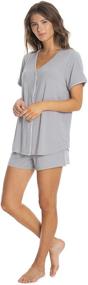 img 2 attached to Barefoot Dreams Womens Jersey Sleepwear