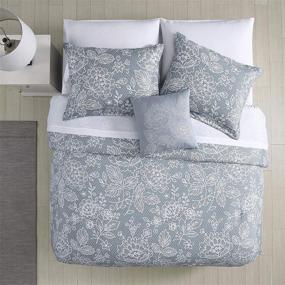 img 1 attached to 🛌 Enhance Your Bedroom with the Modern Threads Amrapur Overseas 8-Piece Olivia Printed Reversible Bed In A Bag, Queen, Multi-color: Comfort and Style Combined!