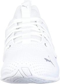 img 3 attached to PUMA Axelion Sneaker: Stylish White Silver Men's Shoes for the Fashion-Forward