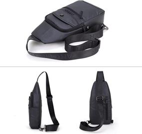 img 1 attached to Crossbody Backpack Shoulder Travel Daypack Backpacks and Laptop Backpacks