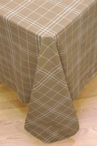 img 2 attached to Premium Flannel Tablecloth 52 Inch x 70 Inch Rectangle – Elegant & Durable