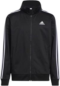 img 1 attached to 👦 Adidas Iconic Tricot Jacket Medium Boys' Clothing: Active and stylish for young athletes
