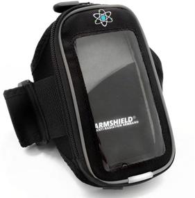 img 4 attached to 🏃 ARMSHIELD: The Ultimate Anti-Radiation Sports Armband for Running & Workouts - Fits Phones up to 5.5