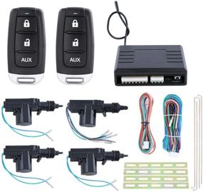 img 4 attached to 🔒 EASYGUARD CL13-RT0107 Keyless Entry Central Door Locking System with 4 Actuators (1 Master, 3 Slaves) - DC12V