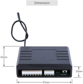 img 1 attached to 🔒 EASYGUARD CL13-RT0107 Keyless Entry Central Door Locking System with 4 Actuators (1 Master, 3 Slaves) - DC12V