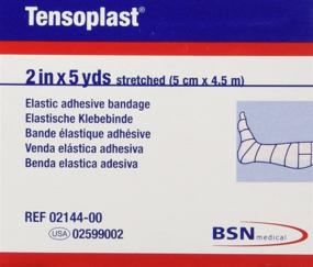 img 1 attached to 💪 Эластичная бинтовая повязка Beiersdorf Tensoplast - Тан - 2 дюйма X 5 ярдов - 1 рулон