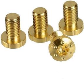 img 1 attached to 💎 Premium Upgrade: Strike Industries 1911 Torx Grip Screws with True 24k Gold Coating (4 pcs)