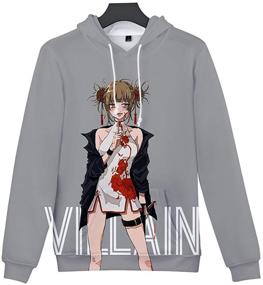 img 3 attached to 👹 Boku No Hero-Academy Himiko Toga Hooded Sweatshirt with Long Sleeves