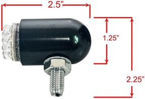 img 3 attached to OZ USA Motorcycle Signal Custom Cruiser