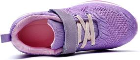 img 2 attached to RomenSi Lightweight Breathable Athletic Sneakers for Girls - Perfect for Sports