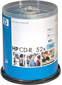 img 1 attached to 💿 HP 52x 700mb CDR 100 Pack Spindle - Высокоскоростные CD-R для хранения данных