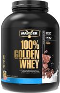maxler golden whey protein - high-quality 100% protein blend with 25g logo