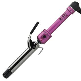 img 4 attached to 🔥 HOT TOOLS Professional Pink Titanium Curling Iron/Wand, 1 Inch: Salon-Grade Styling Tool for Perfect Curls!