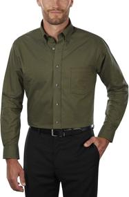 img 3 attached to Van Heusen Sleeve Oxford Dress Men's Clothing and Shirts