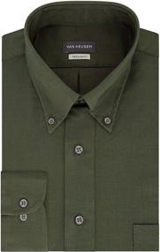 img 4 attached to Van Heusen Sleeve Oxford Dress Men's Clothing and Shirts