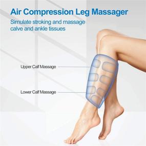 img 2 attached to ✨ RENPHO Cordless Calf Foot Massager for Circulation, Athletes' Leg Massager to Relieve Soreness and Muscle Relaxation, Leg Pain Relief - Ideal Gift for Mom and Dad (1 PC)