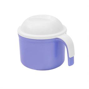 img 4 attached to Denture Case Box with Strainer: Convenient Denture Cup for Travel and Retainer Cleaning