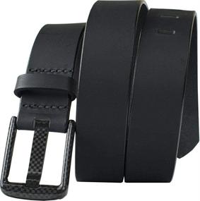 img 4 attached to Carbon Fiber Wide Black Belt