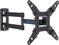 tv monitor wall mount bracket | full motion articulating arms | swivel, tilt, extend, rotate | 13-42 inch led lcd flat curved screens | max vesa 200x200mm up to 44lbs | pipishell logo