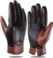 🧤 fioretto touchscreen gloves: experience genuine leather at your fingertips logo