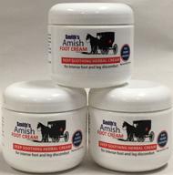 👣 smith's amish foot cream - ultimate deep soothing and calming treatment for feet and legs (3 pack) logo