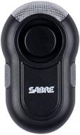 🚨 sabre clip-on personal alarm with led safety light, 120db audible alarm, visible up to 1,300 feet (395 meters), 3 light modes (continuous, slow flash, and fast flash), weatherproof logo