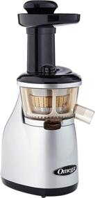 img 3 attached to 🥕 Efficient and Stylish: Omega Vertical Low Speed Juicer, 150-Watt in Sleek Silver Finish