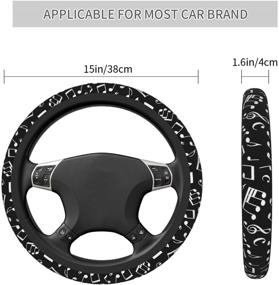 img 2 attached to Universal Accessories Anti Slip Breathable Protector Interior Accessories for Steering Wheels & Accessories