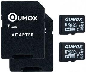 img 2 attached to 📷 QUMOX 2X 32GB Флеш-карта Micro SD Class 10 UHS-I 32 ГБ Высокая скорость записи 15 МБ/с Чтение со скоростью до 70 МБ/с - Улучшенная оптимизация для поисковых систем