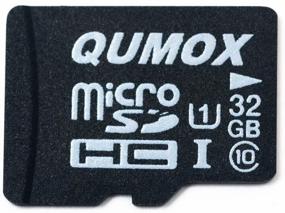 img 1 attached to 📷 QUMOX 2X 32GB Флеш-карта Micro SD Class 10 UHS-I 32 ГБ Высокая скорость записи 15 МБ/с Чтение со скоростью до 70 МБ/с - Улучшенная оптимизация для поисковых систем