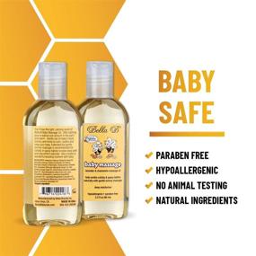 img 1 attached to 🌿 BELLA B 3.3 oz Baby Massage Oil - Organic Baby Oil Lavender Scented - Infant Massage Oil - Organic Massage Oil for Infants - Baby Oil Made with Organic Ingredients - Lavender Baby Oil