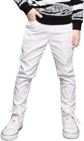 img 4 attached to OnlyAngel Casual Pants Elastic Trousers