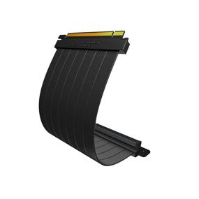 img 1 attached to 🔌 ASUS RS200 ROG Strix 240мм PCI-E x 16 гибкий кабель с разъемом на 90 градусов: улучшенная производительность, патентованный дизайн SafeSlot, ЭМП-экранирование