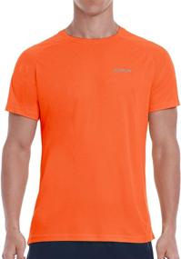 img 3 attached to 🏃 Moisture Wicking Short Sleeve Athletic T-Shirt for Men - Dry Fit Workout Running Shirts