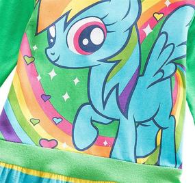 img 1 attached to Unicorn Dress Colorful Striped Cartoon Girls' Clothing