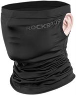 🧣 stay cool and protected with rock bros cooling neck gaiter face mask fishing scarf face cover for men women логотип