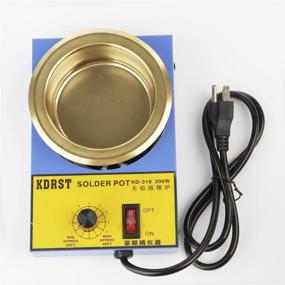 img 3 attached to 🔥 KDRST-310 Titanium Melting Soldering Tin Furnace - Solder Pot for Iron Soldering, AC120V 300W, 100MM