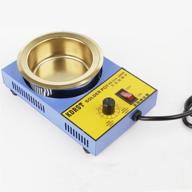 🔥 kdrst-310 titanium melting soldering tin furnace - solder pot for iron soldering, ac120v 300w, 100mm logo