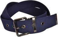 kasajima mens cotton blacknickeling buckle logo