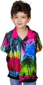 img 2 attached to Funky Hawaiian Boys' Clothing: King Kameha's Stylish Shortsleeve Collection