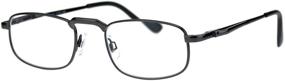 img 4 attached to Pocket Rectangular Reading Glasses Gunmetal