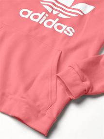 img 1 attached to 👕 Stylish and Cozy: adidas Originals Kid's Big Boy's Trefoil Hoodie