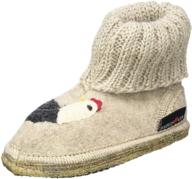 haflinger girls slippers mule papiermeliert logo