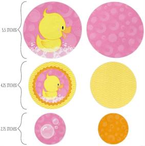 img 3 attached to Big Dot Happiness Pink Ducky Party Decorations & Supplies