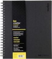 📓 bee paper company bee-20005 creative marker sketchbook, 8-1/2" x 11 logo