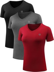 img 4 attached to Neleus Womens Workout Compression Shirt Sports & Fitness in Running