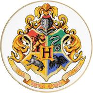 create your own hogwarts crest: personalized.design counted cross stitch kit - craft with school of witchcraft and wizardry symbol pattern logo